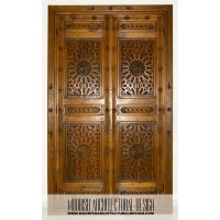 rustic exterior door