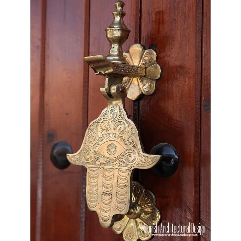 Custom hand door knocker