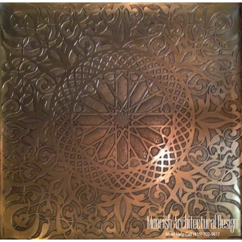 Moroccan filigree panel